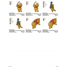 Package 3 Winnie the Pooh 14 Embroidery Designs